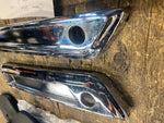 Chrome Saddlebag Latch Covers Hinge Harley Touring FLH Glide Road King 2014^