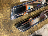 Chrome Saddlebag Latch Covers Hinge Harley Touring FLH Glide Road King 2014^