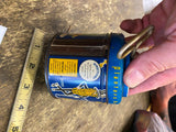 Vtg Planters Cocktail Peanuts Tin Can Chopper Lid Wind Key Advertising tool Kitc