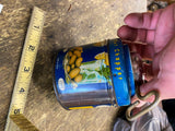 Vtg Planters Cocktail Peanuts Tin Can Chopper Lid Wind Key Advertising tool Kitc