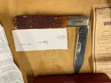 2000 Remington R1630 Navigator USA Bullet Barlow Folding Lockback box Knife 3.75