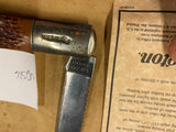 2000 Remington R1630 Navigator USA Bullet Barlow Folding Lockback box Knife 3.75
