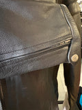 UNIK PREMIUM LADIES SIZE 3X LEATHER MOTORCYCLE JACKET VENTED ZIPOUT LINING