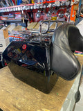 Tour Pak Harley Honda Motorcycle Passenger pad Rack Heritage Shadow Vulcan Boule