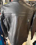UNIK PREMIUM LADIES SIZE 3X LEATHER MOTORCYCLE JACKET VENTED ZIPOUT LINING