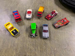 VTG Mattel Hot Wheels Super Rally Case Filled W/ 8 Cars Matchbox & Hot Wheels