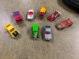 VTG Mattel Hot Wheels Super Rally Case Filled W/ 8 Cars Matchbox & Hot Wheels