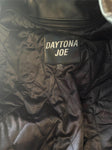DAYTONA JOE LADIES SIZE 2XL LEATHER MOTORCYCLE JACKET ZIPOUT LINING