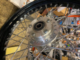 OEM Front Spoke wheel Black 2.50x19 Harley Sportster dyna FXD 3/4 Axle Factory!