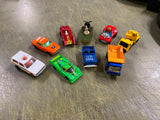 VTG Mattel Hot Wheels Super Rally Case Filled W/ 9 Cars Matchbox & Tomica