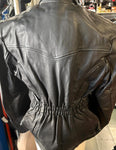 DAYTONA JOE LADIES SIZE 2XL LEATHER MOTORCYCLE JACKET ZIPOUT LINING