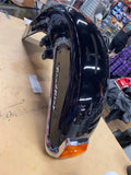 Harley OEM Front Fender Road King Vivid Black Trim Light Emblems 1994-13 Nice!