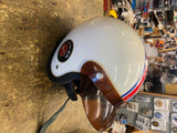Vtg 1960's Premier Motorcycle Scooter Helmet Vespa CB Chopper Classic Race Car