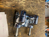 2" Harley Handlebar Risers Chrome 1 1/4 Bars OEM Heritage Softail Dyna Sportster