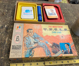 VTG 1965 MILTON BRADLEY THE MAN FROM UNCLE CARD GAME TV SERIES MAN CAVE ADVERTIS