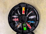 VTG Mattel Hot Wheels Super Rally Case Filled W/ 10 Cars Matchbox & Hot Wheels