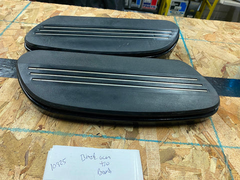 oem Harley Touring Black Streamliner Rider Footboards Street Road Glide Ultra FL