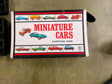 Vintage 1965 Mattel Miniature Cars Carrying Case Filled With Matchbox Cars