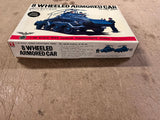 Vintage Bandai Model Kits 1/48 Scale 8 Wheeled Armored Car Plastic