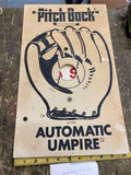 Hank Aaron Pitch Back Game 1965 Sign Vtg Baseball Automatic Umpire Collectible!