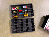 Vintage 1965 Mattel Miniature Cars Carrying Case Filled With Matchbox Cars