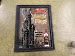 VTG Rare Rumple Minze Peppermint Schnapps Liqueur Mirrored Advertising Sign