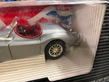 ERTL European Classics 1948 Silver Jaguar XK120 Die Cast Metal 1/18 Scale Model