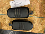 oem Harley Touring Black Streamliner Footpegs Softail Touring FLH Highway Passen