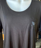 FLY RACING LADIES SIZE SMALL TSHIRT BLACK FLY RACING LOGO ON POCKET