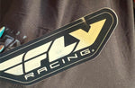 FLY RACING LADIES SIZE SMALL TSHIRT BLACK FLY RACING LOGO ON POCKET