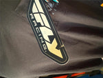 FLY RACING LADIES MEDIUM TSHIRT BLACK FLY RACING LOGO ON POCKET