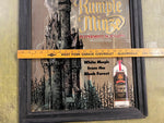 VTG Rare Rumple Minze Peppermint Schnapps Liqueur Mirrored Advertising Sign