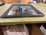 VTG Rare Rumple Minze Peppermint Schnapps Liqueur Mirrored Advertising Sign