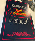HOT LEATHERS LADIES SIZE SMALL WHITE HEARTBEAT FLAG TSHIRT