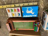 60s Shinsei Mini Kentuck Derby Vtg Battery Operated Horse Racing Orig Box Japan!