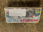 60s Shinsei Mini Kentuck Derby Vtg Battery Operated Horse Racing Orig Box Japan!
