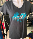 HOT LEATHERS LADIES SIZE MEDIUM BLACK TSHIRT "IM A SIMPLE GAL"