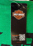 HARLEY DAVIDSON LADIES SIZE MEDIUM GREEN TSHIRT "FREE TO RIDE"