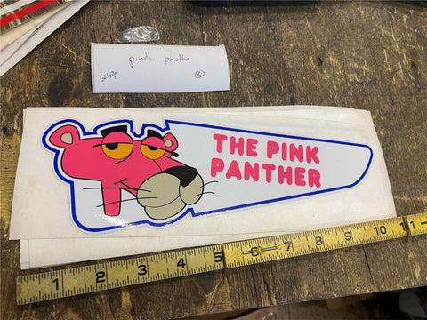 1980 SEARS FREE SPIRIT PINK PANTHER MUSCLE BIKE Banana Seat bike Decal Sticker