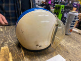 Vtg AGV Italy 3/4 Helmet Motorcycle Race Car Grand prix Ducati Bugatti Ferrari