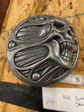 Zambini brothers air cleaner insert Round Skull Harley Chopper 5" Rare Skully!