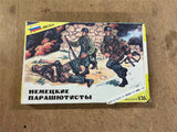 Vintage Zvezda Model Kits 1/35 Scale German Paratroopers Plastic Figures