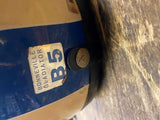 Vtg AGV Italy 3/4 Helmet Motorcycle Race Car Grand prix Ducati Bugatti Ferrari