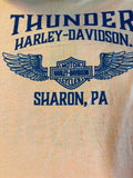 HARLEY-DAVIDSON LADIES SIZE SMALL PEACH TSHIRT GENUINE HARLEY DAVIDSON