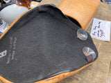 Big Dog Solo Seat P Passenger Pad 240 Tire Brown Custom High End Chopper BDM