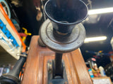 Antique Western Electric Hand Crank Wood Telephone Wall Oak Display Vtg Tag Nice