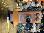 Antique Western Electric Hand Crank Wood Telephone Wall Oak Display Vtg Tag Nice