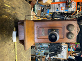 Antique Western Electric Hand Crank Wood Telephone Wall Oak Display Vtg Tag Nice
