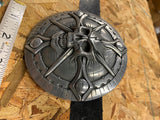 Zambini brothers air cleaner insert Round Skull Harley Chopper 5" Rare Compass