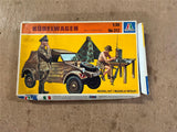 Vintage Italeri Model Kits Kubelwagen 1/35 Scale Plastic Car Kit